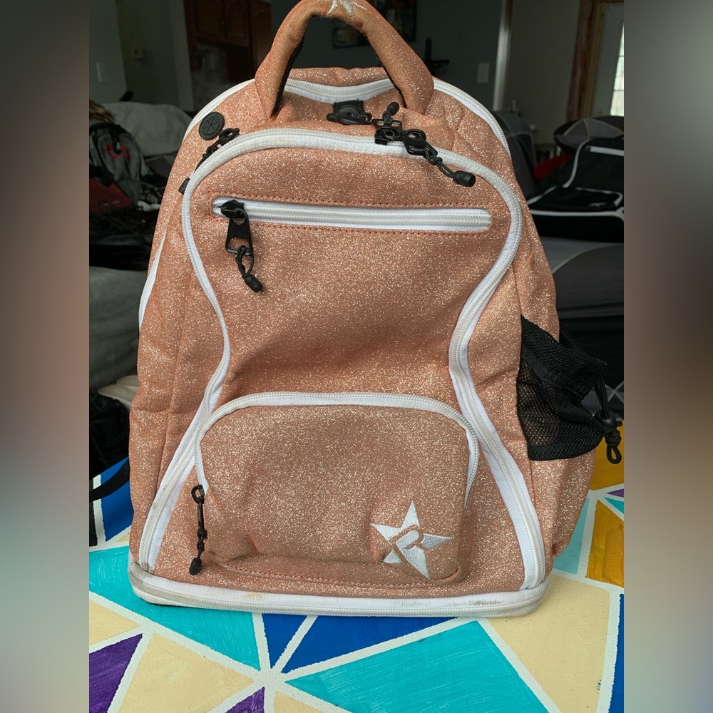 Rose gold baby rebel athletic bag